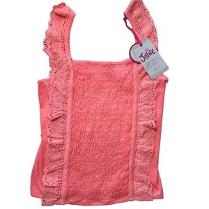 Justice Ruffled Tank Sz L (12-14) NWT